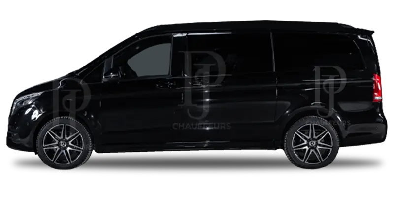 Mercedes V-Class luxury people carrier used for chauffeur-driven travel and private hire
